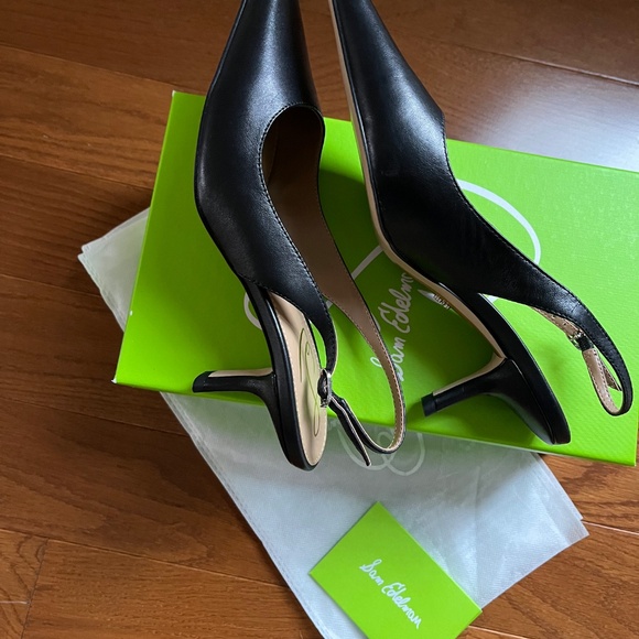 Sam Edelman black sling back dress shoe - Picture 3 of 4